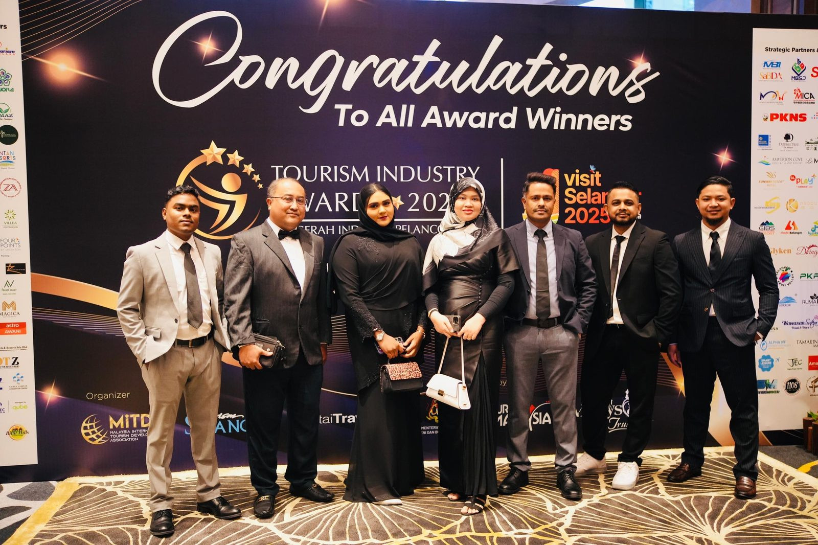 mynztrip team at the Tourism Industry Awards 2025